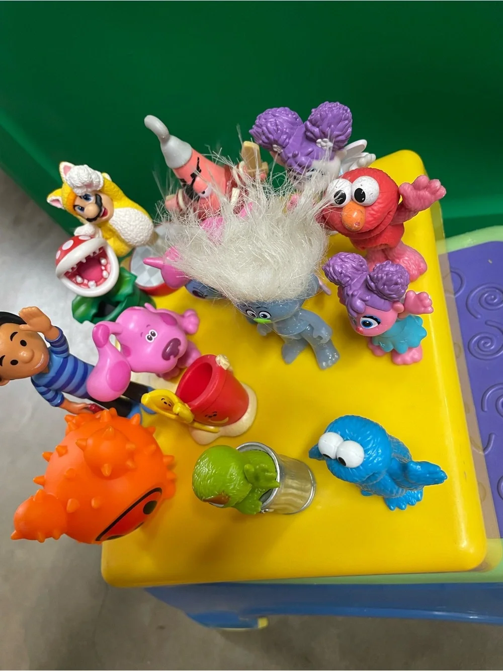 Assorted cartoon figures